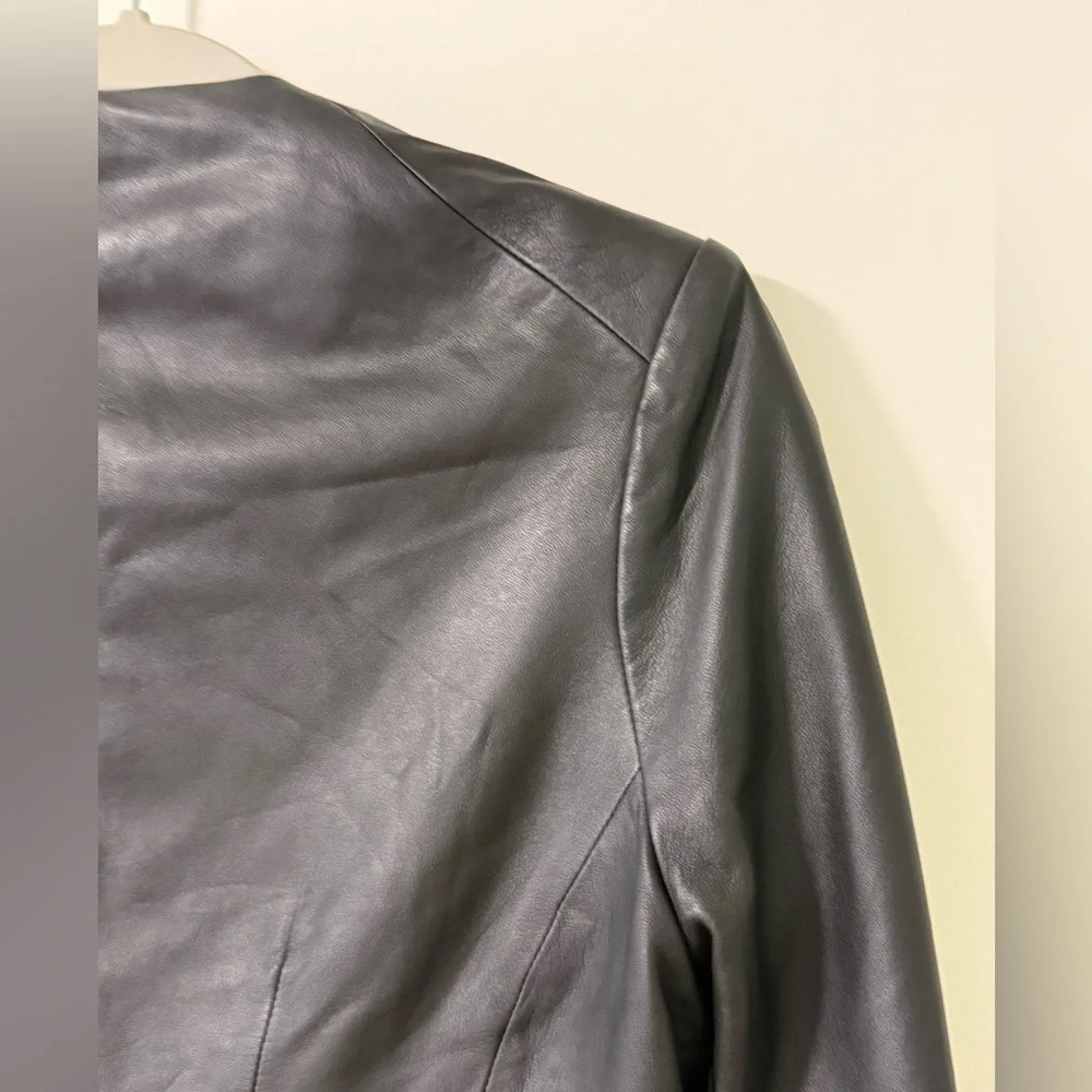 Joe’s Collection Lamb Leather Black Jacket Size S - Picture 10 of 15